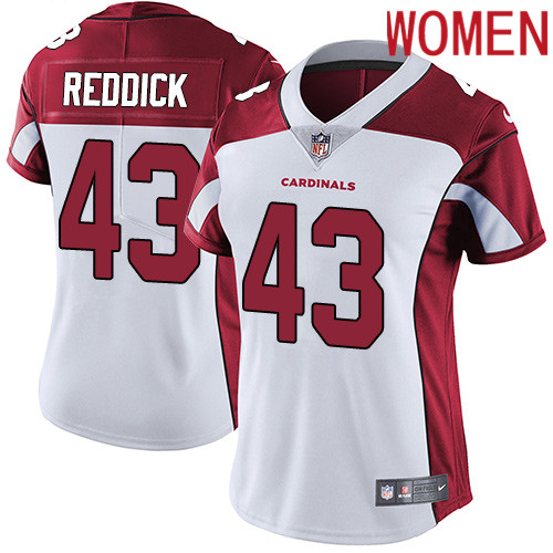 2019 Women Arizona Cardinals #43 Reddick white Nike Vapor Untouchable Limited NFL Jersey->women nfl jersey->Women Jersey